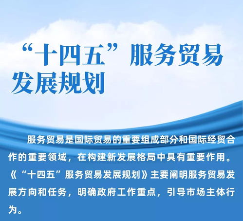 一圖讀懂 十四五 服務貿易發展規劃