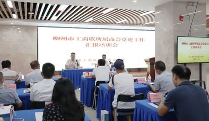 柳州市工商聯召開所屬商會黨建工作匯報培訓會
