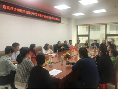 宜賓市赴廣西南寧、防城港、欽州開展人力資源合作對接和宜賓籍農民工走訪慰問