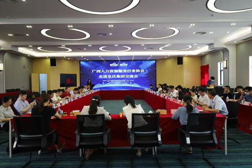廣西人力資源服務行業協會 走進皇氏集團 參觀交流活動圓滿結束
